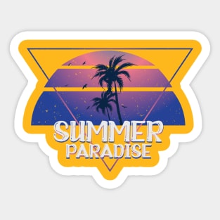 Summer Paradise Sticker